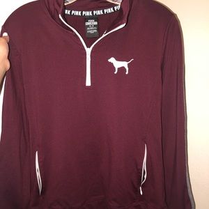 Victoria’s Secret PINK Maroon Dry Fit Pullover